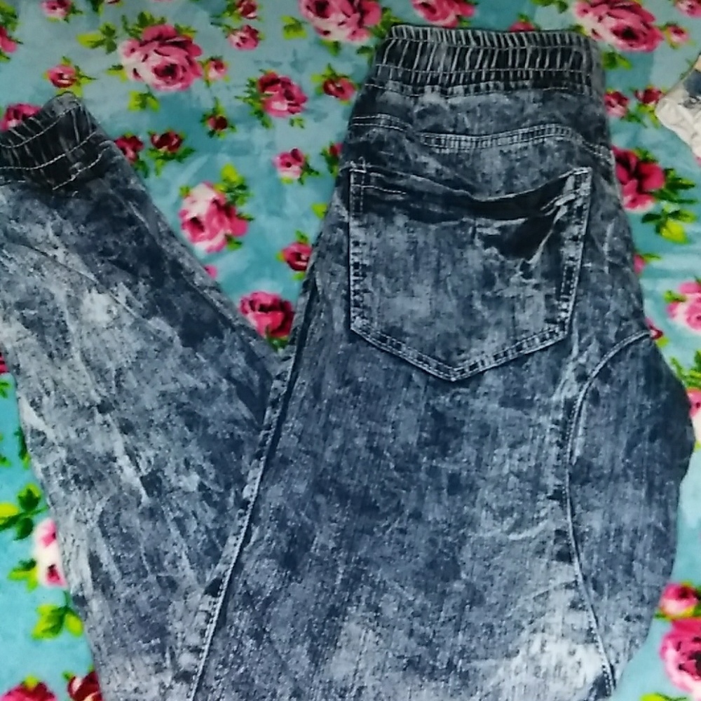 Jean joggers